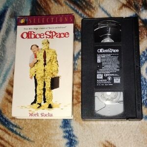 Vintage Office Space VHS Comedy Movie Tape Mike Judge Beavis & Butthead